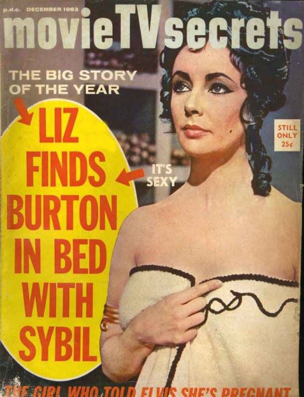 MOVIE SECRETS magazine side cover December 1963