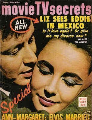 MOVIE SECRETS magazine side cover January 1964