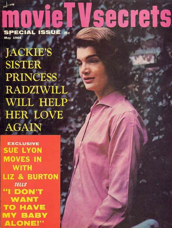 MOVIE SECRETS magazine side cover May 1964