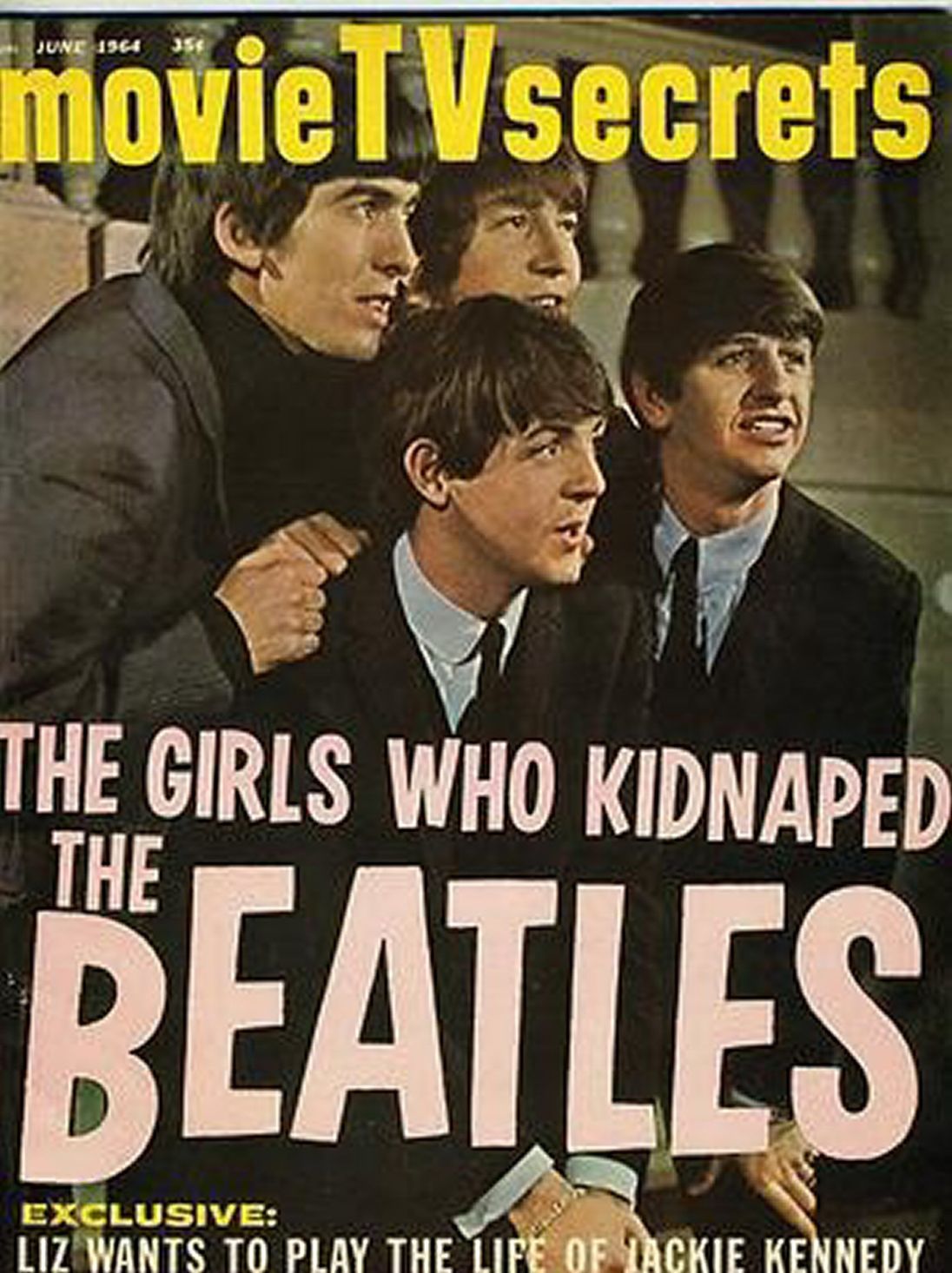MOVIE SECRETS magazine side cover June 1964