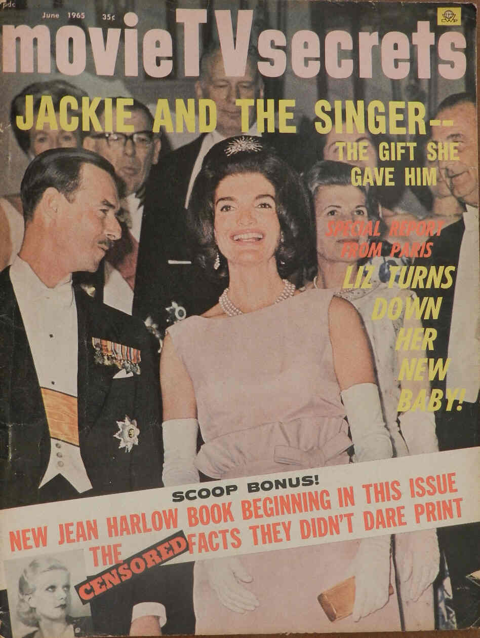 MOVIE SECRETS magazine side cover June 1965