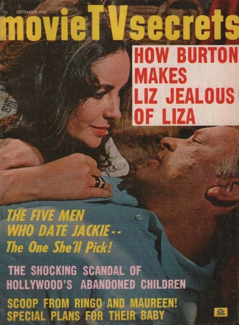 MOVIE SECRETS magazine side cover September 1965