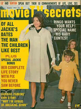 MOVIE SECRETS magazine side cover October 1965