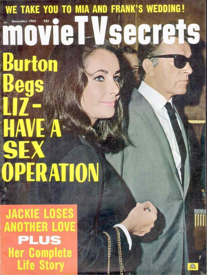 MOVIE SECRETS magazine side cover November 1965
