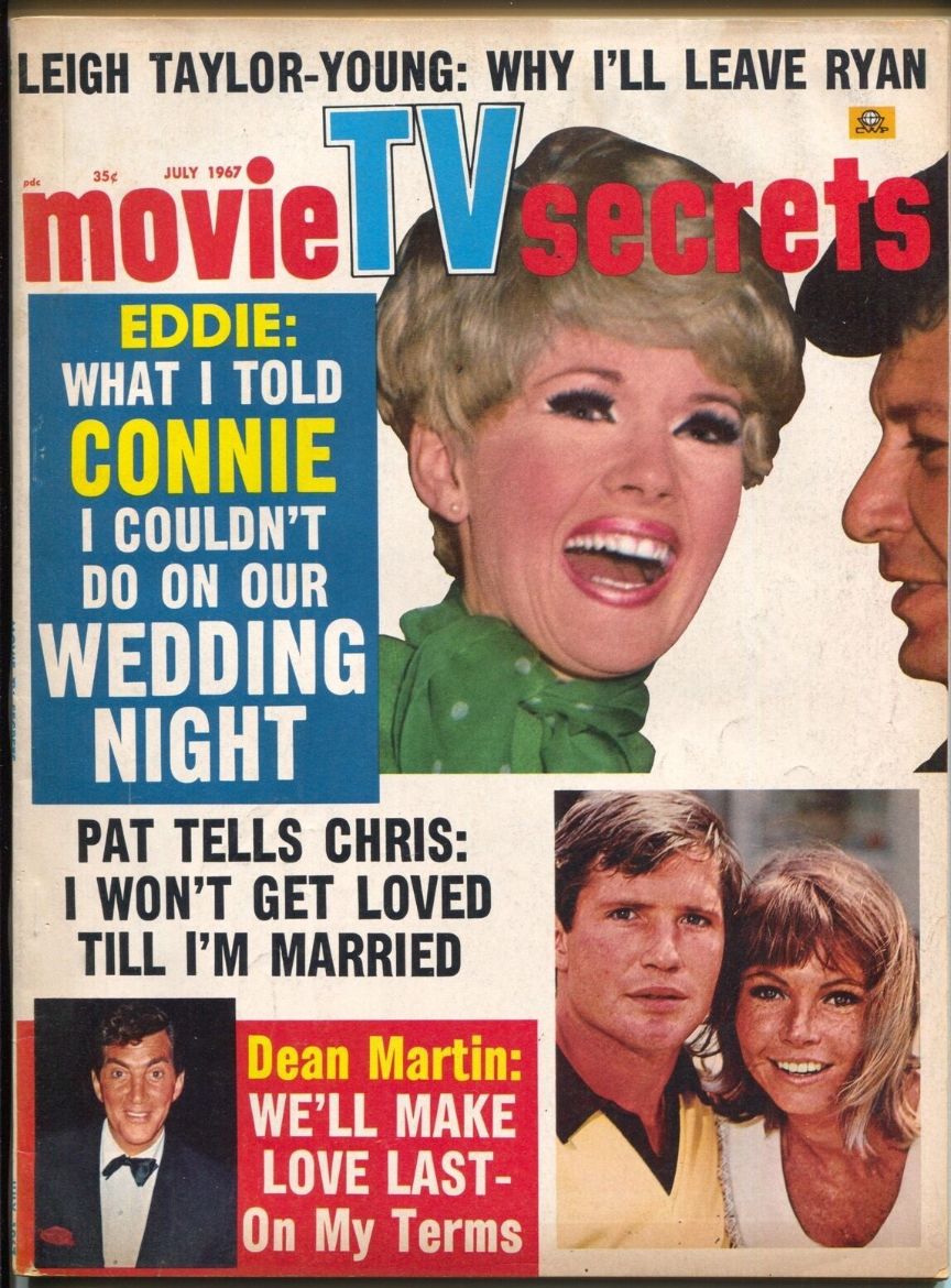 MOVIE SECRETS magazine side cover July 1967
