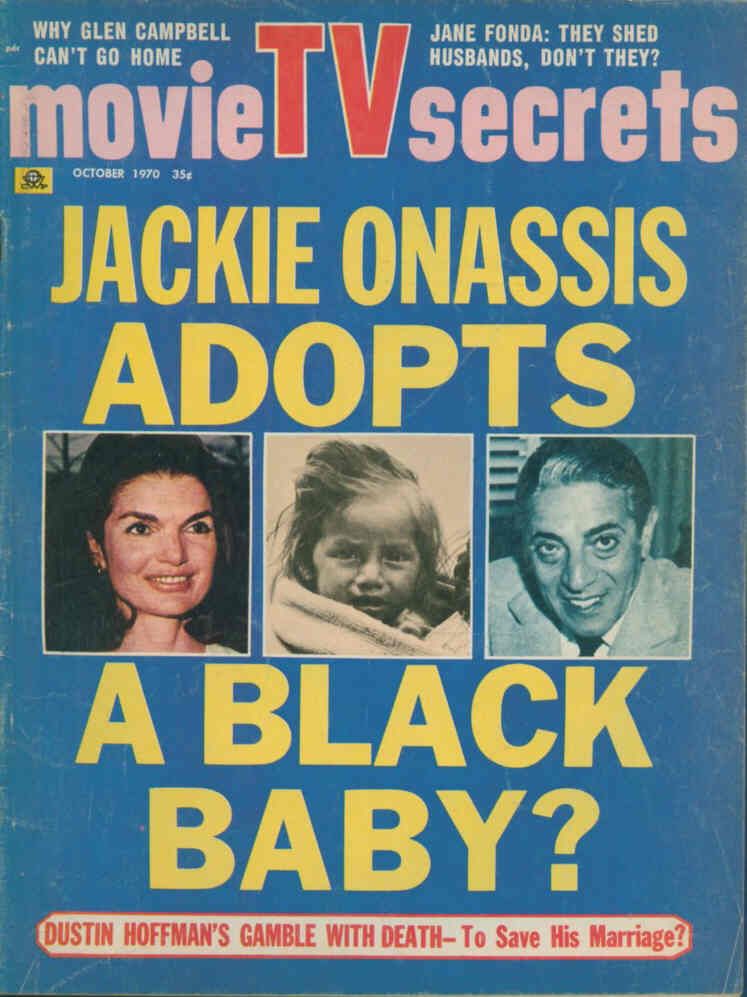 MOVIE SECRETS magazine side cover October 1970