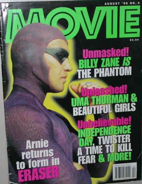 MOVIE (Au) magazine side cover Issue 4 August 1996