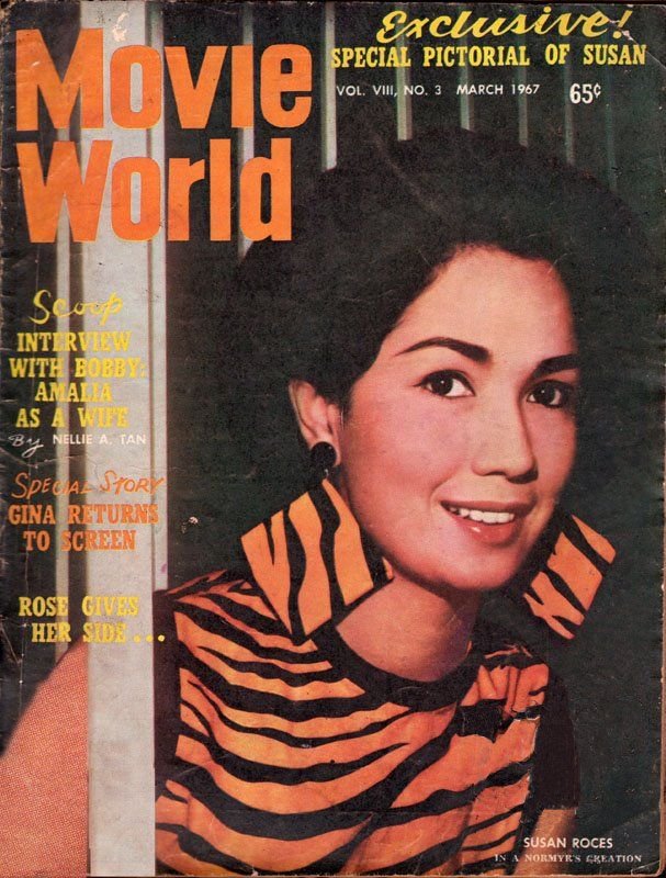 MOVIE WORLD (Ph) magazine side cover March 1967
