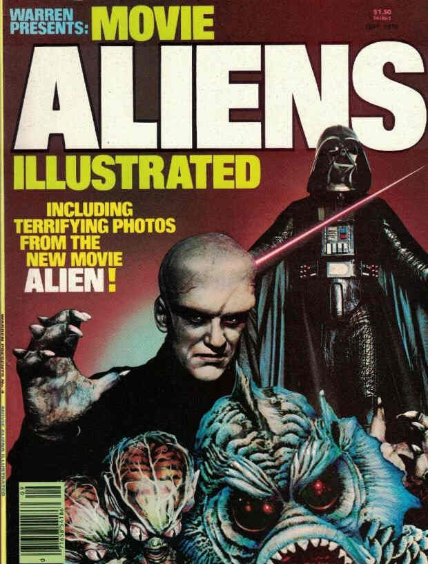 WARREN PRESENTS magazine side cover September 1979