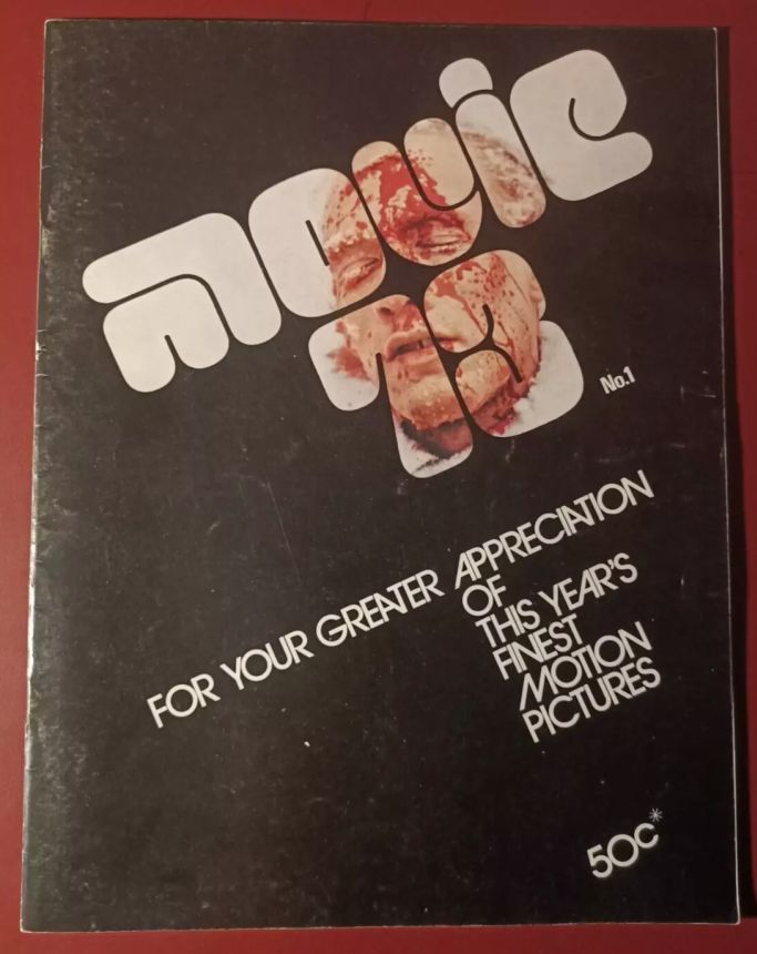 MOVIE (Au) magazine side cover Issue 1   1973