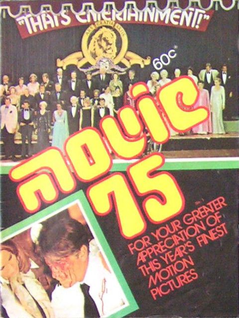 MOVIE (Au) magazine side cover Issue 1  1975