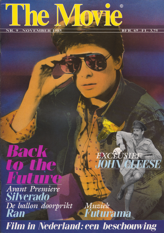 MOVIE (Be) magazine side cover Issue 9  November 1985