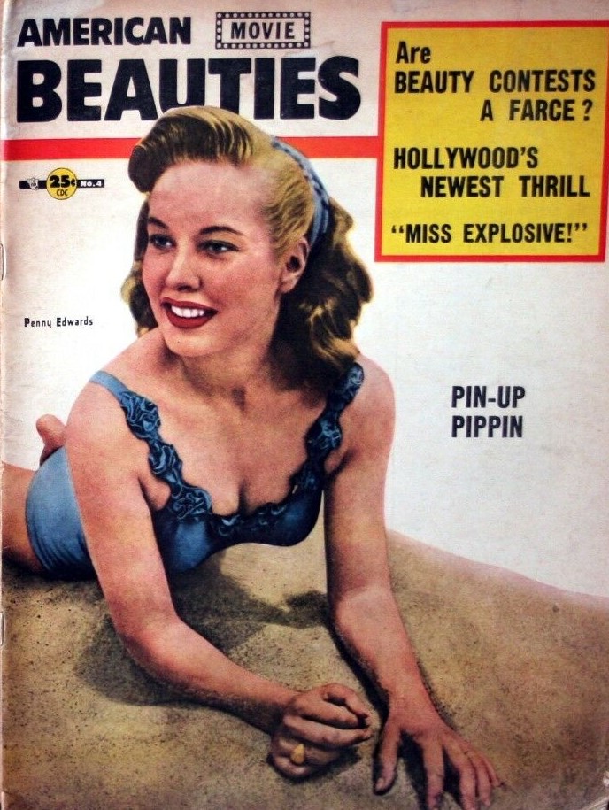 AMERICAN BEAUTIES magazine side cover Issue 4   1953