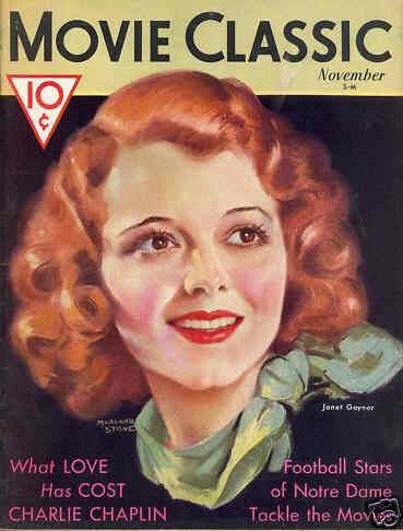 MOVIE CLASSIC magazine side cover November 1931