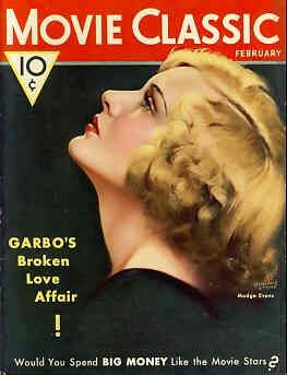 MOVIE CLASSIC magazine side cover February 1932