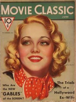 MOVIE CLASSIC magazine side cover June 1932
