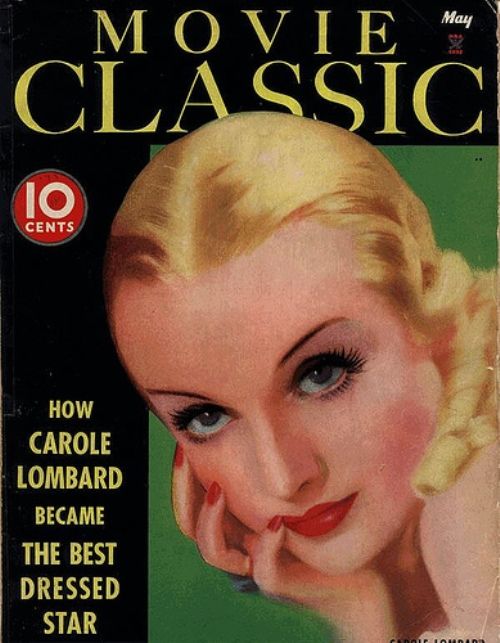 MOVIE CLASSIC magazine side cover May 1935