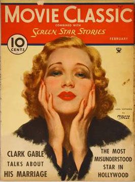 MOVIE CLASSIC magazine side cover February 1935