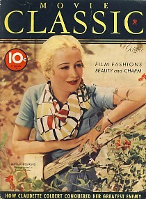 MOVIE CLASSIC magazine side cover October 1935
