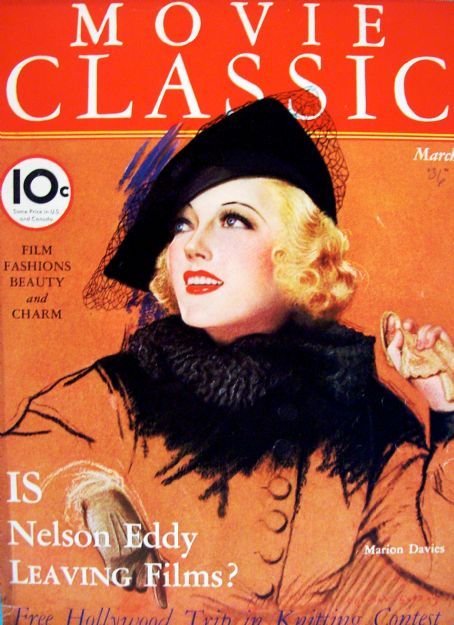 MOVIE CLASSIC magazine side cover March 1936