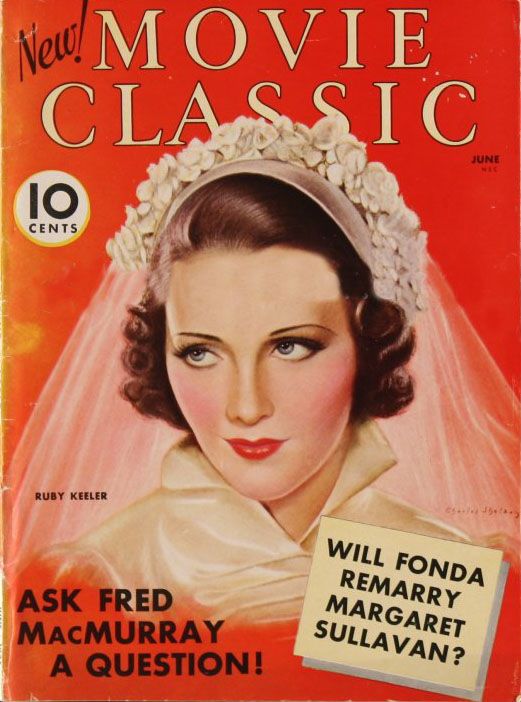 MOVIE CLASSIC magazine side cover June 1936