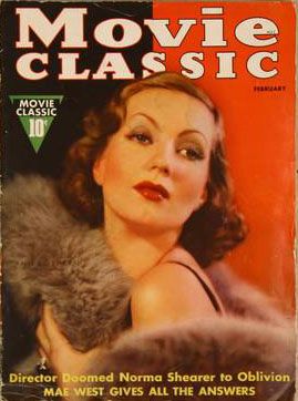 MOVIE CLASSIC magazine side cover February 1937