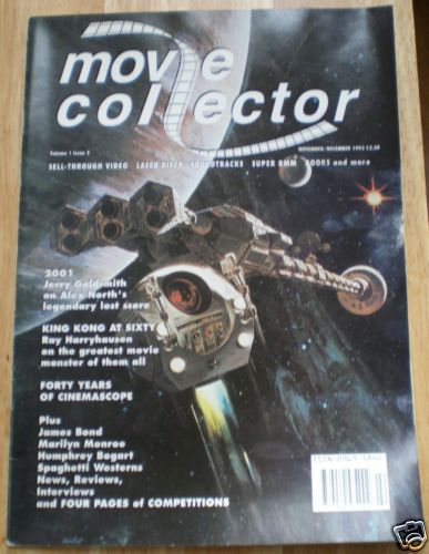 MOVIE COLLECTOR magazine side cover Issue 2 November/December 1993