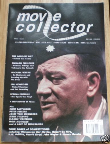 MOVIE COLLECTOR magazine side cover Issue 6 May/June 1994
