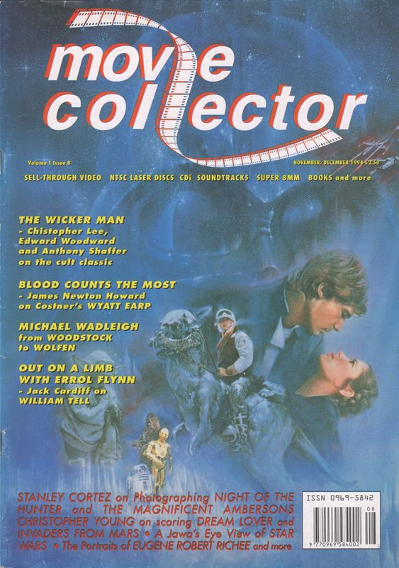 MOVIE COLLECTOR magazine side cover Issue 8 November/December 1994