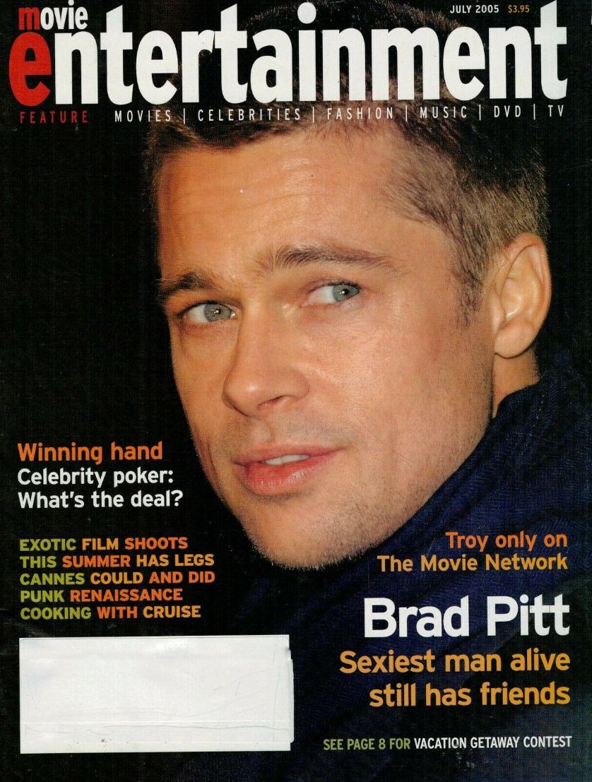 MOVIE ENTERTAINMENT magazine side cover  July 2005