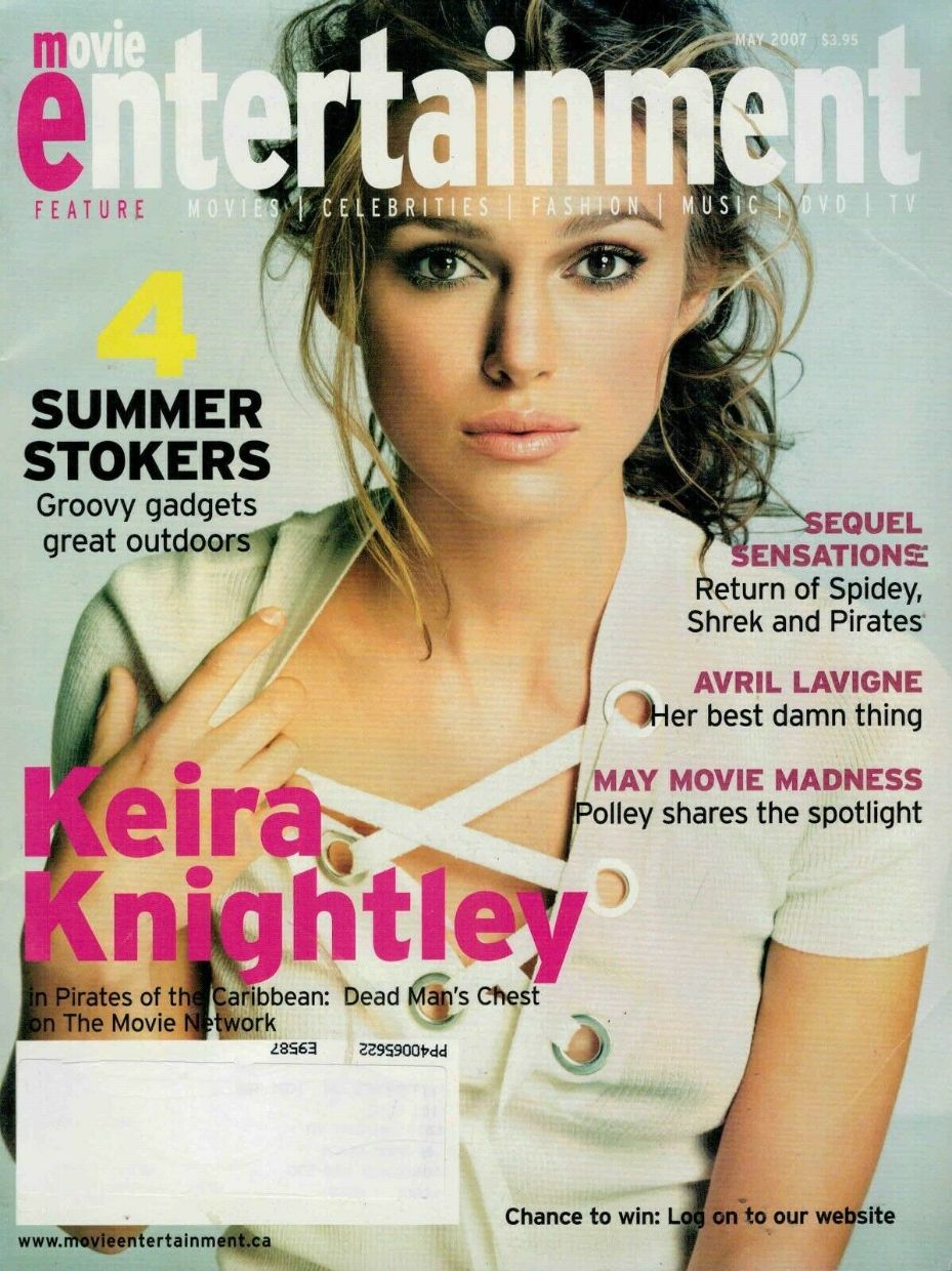 MOVIE ENTERTAINMENT magazine side cover  May 2007