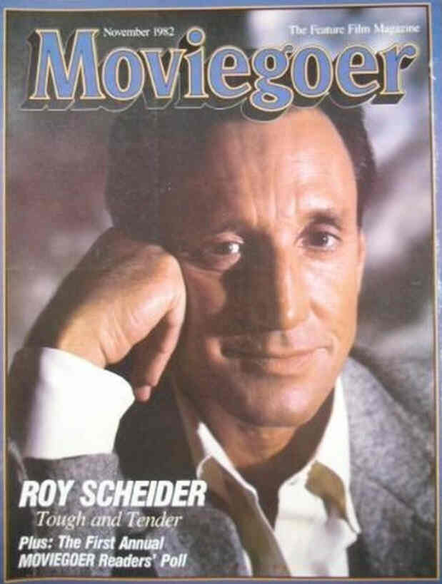 MOVIEGOER magazine side cover November 1982