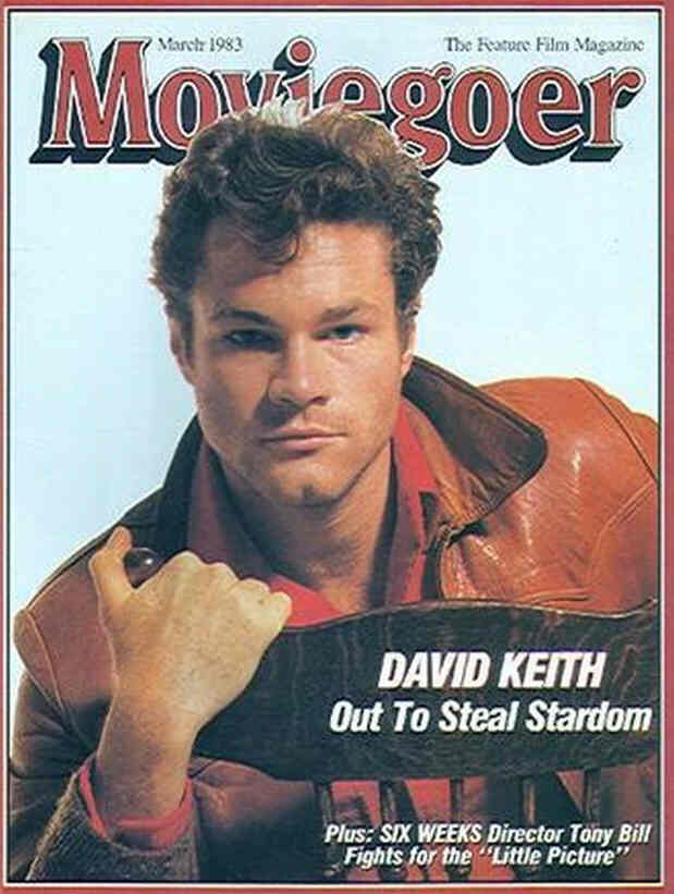 MOVIEGOER magazine side cover March 1983