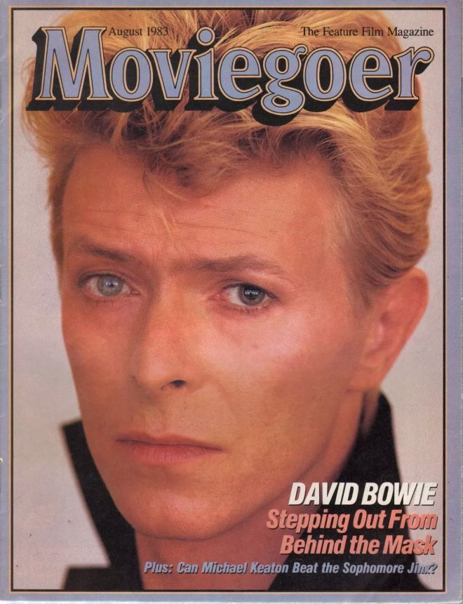 MOVIEGOER magazine side cover August 1983