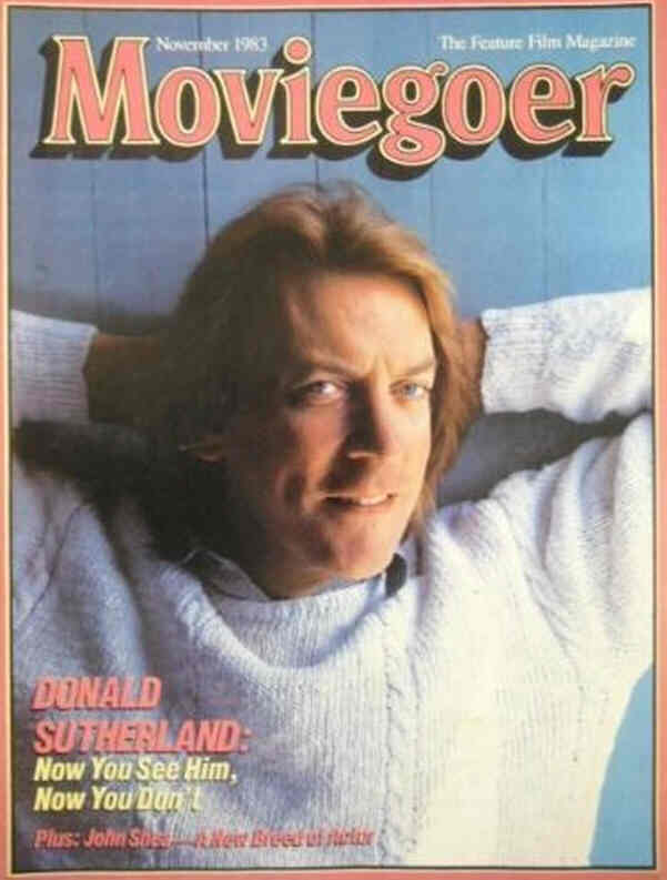 MOVIEGOER magazine side cover November 1983