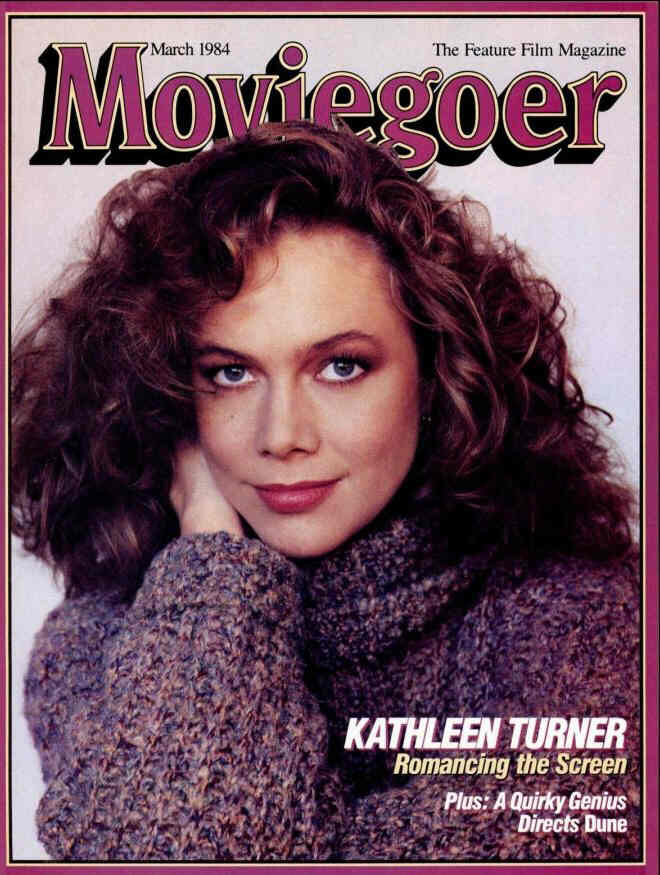 MOVIEGOER magazine side cover March 1984