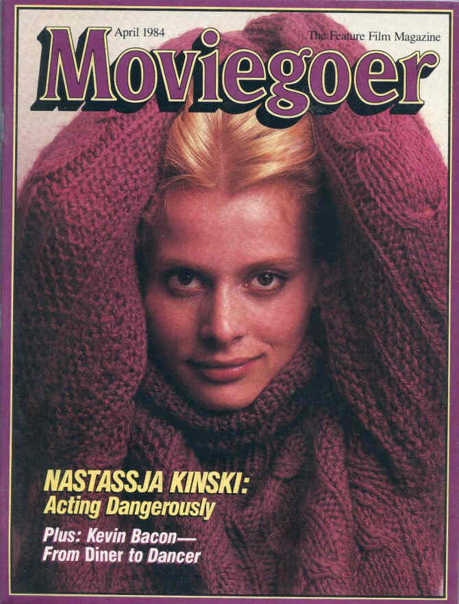 MOVIEGOER magazine side cover April 1984