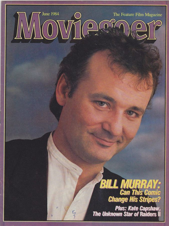 MOVIEGOER magazine side cover June 1984