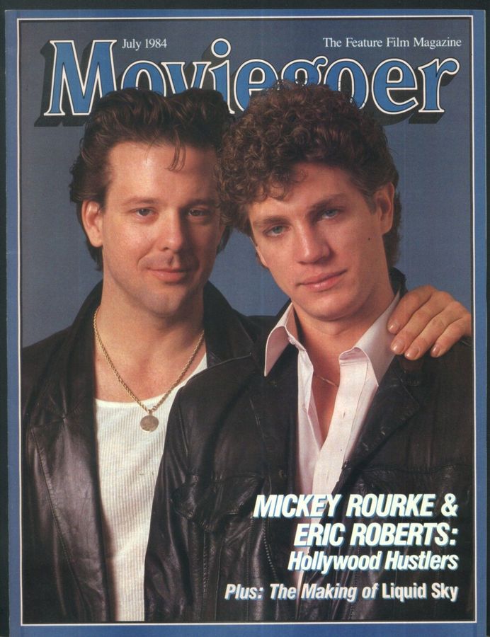MOVIEGOER magazine side cover July 1984