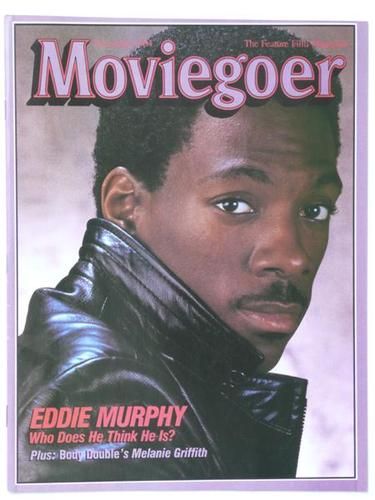 MOVIEGOER magazine side cover December 1984