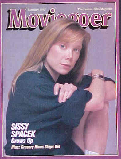 MOVIEGOER magazine side cover February 1985