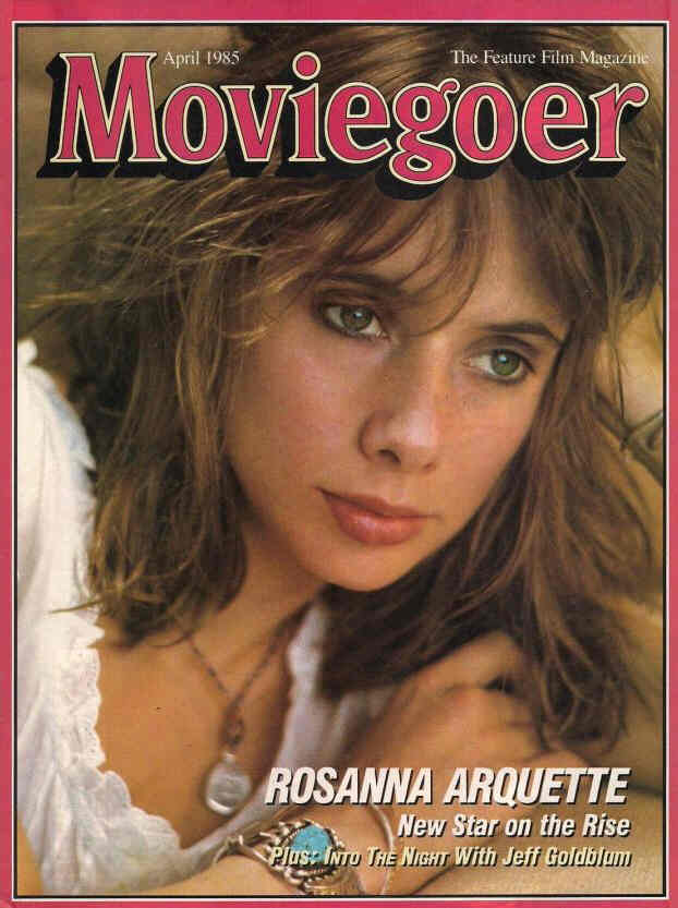 MOVIEGOER magazine side cover  Vol 4 # 4 April 1985