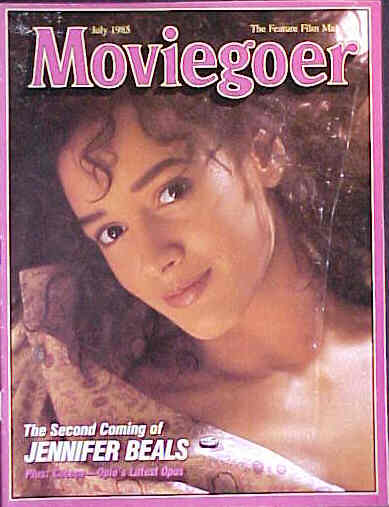 MOVIEGOER magazine side cover July 1985