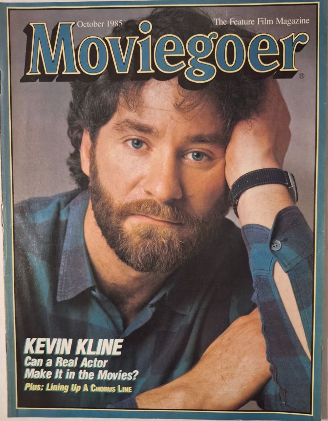 MOVIEGOER magazine side cover October 1985