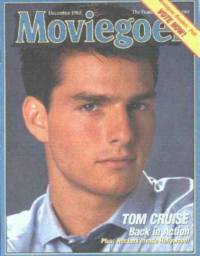 MOVIEGOER magazine side cover December 1985