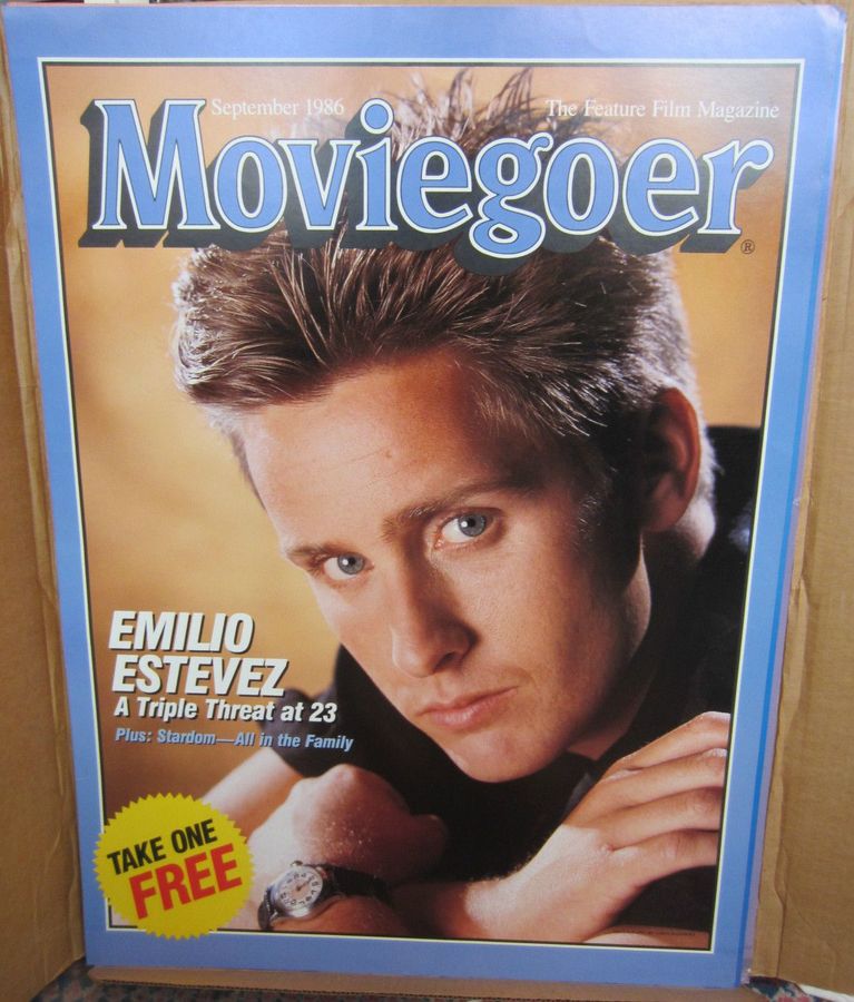 MOVIEGOER magazine side cover September 1986