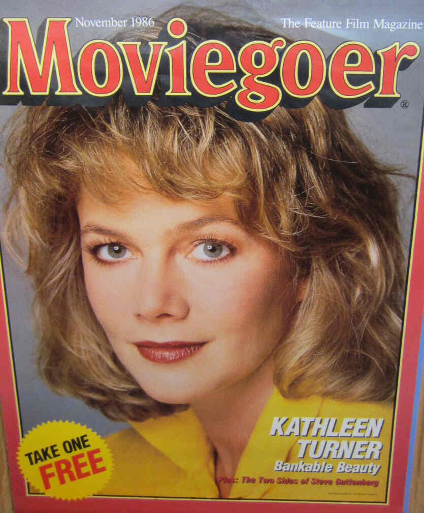 MOVIEGOER magazine side cover November 1986