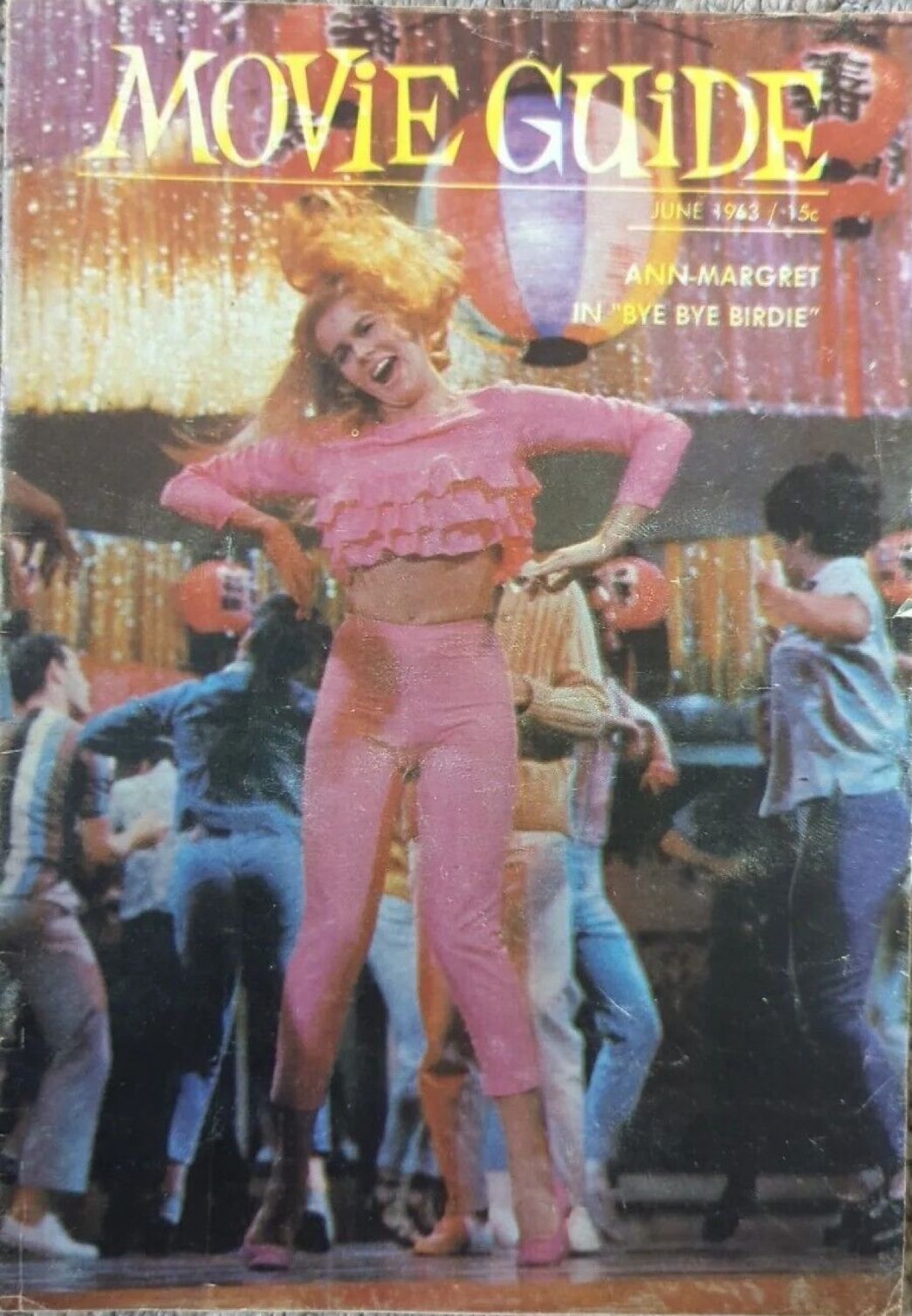MOVIE GUIDE (60s) magazine side cover  June 1963