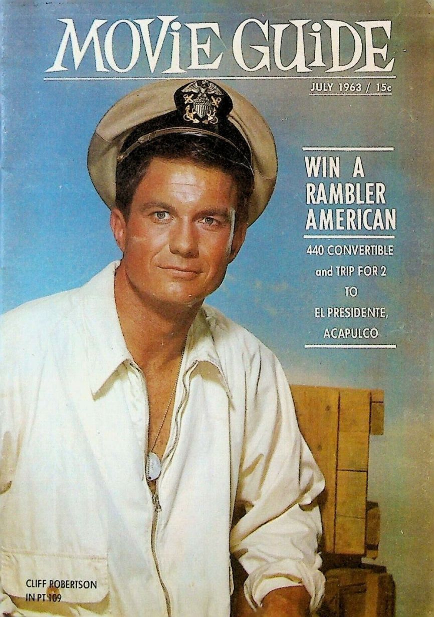 MOVIE GUIDE (60s) magazine side cover  Vol 1 No  9  July 1963