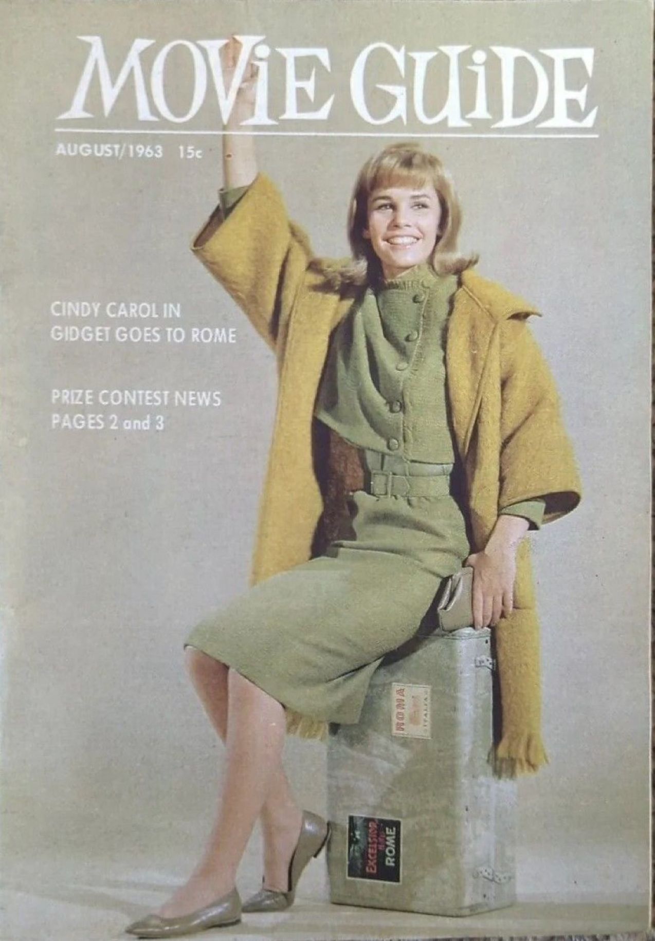 MOVIE GUIDE (60s) magazine side cover  August 1963